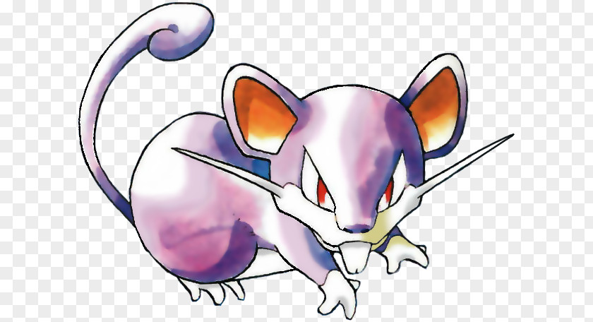 Rattata Pokémon Red And Blue GO Whiskers Ash Ketchum Rat PNG