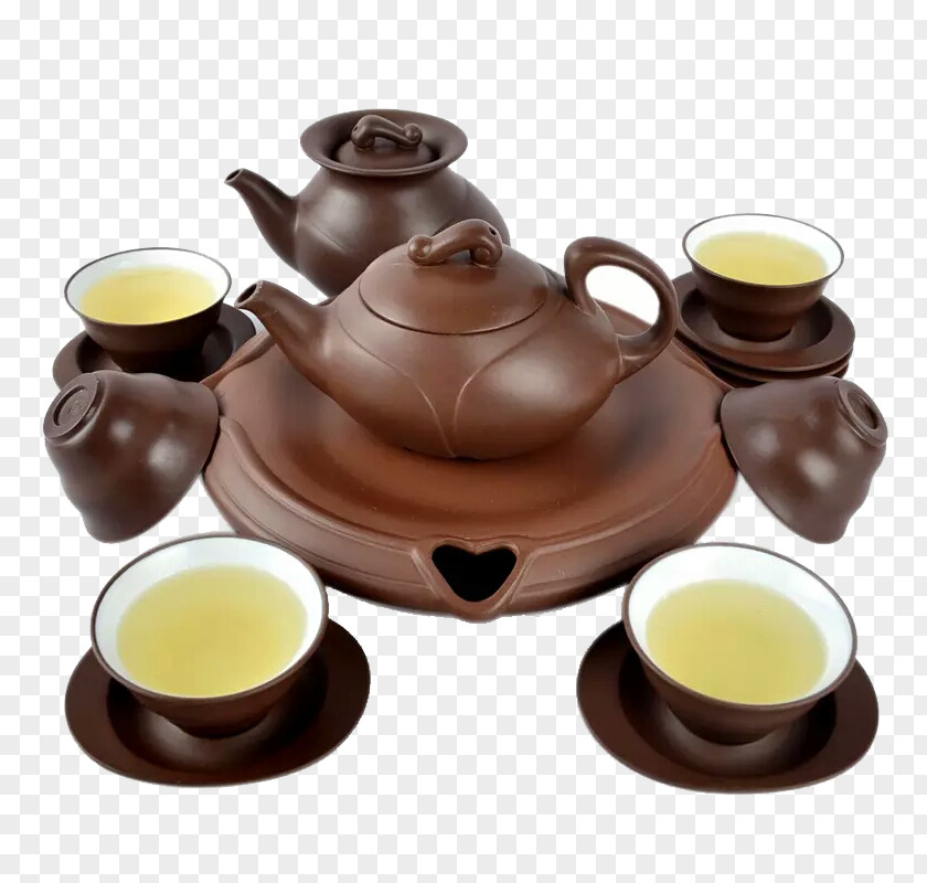 Tea Cup And Teapot Green Yixing Tieguanyin Oolong PNG