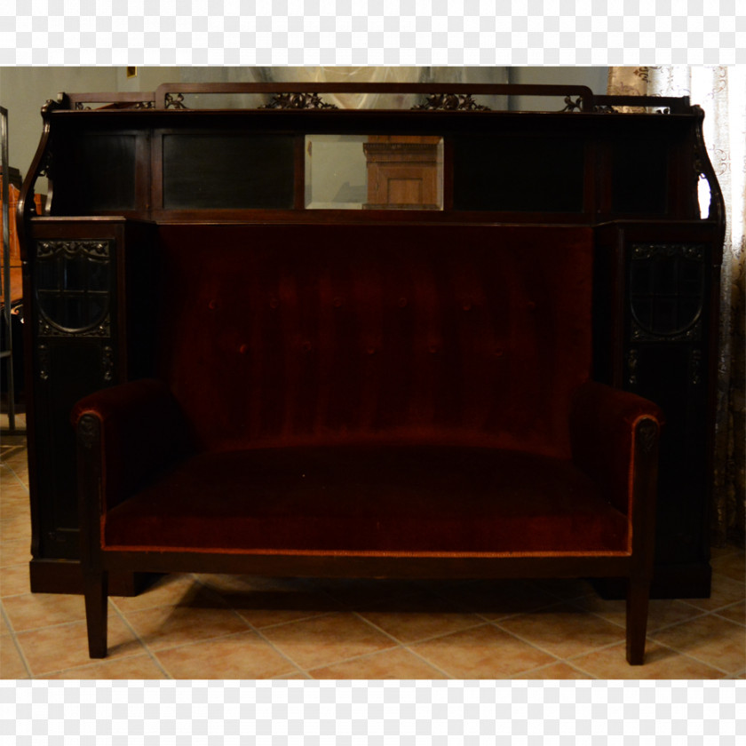 Antique Couch Chair Desk Angle PNG