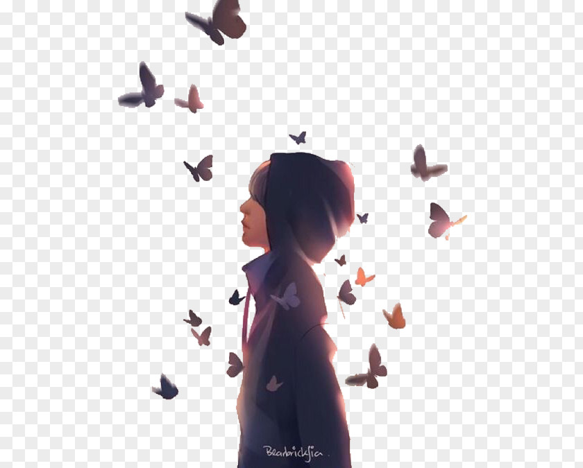 Butterfly -Japanese Ver.- BTS Fan Art The Most Beautiful Moment In Life, Part 2 PNG