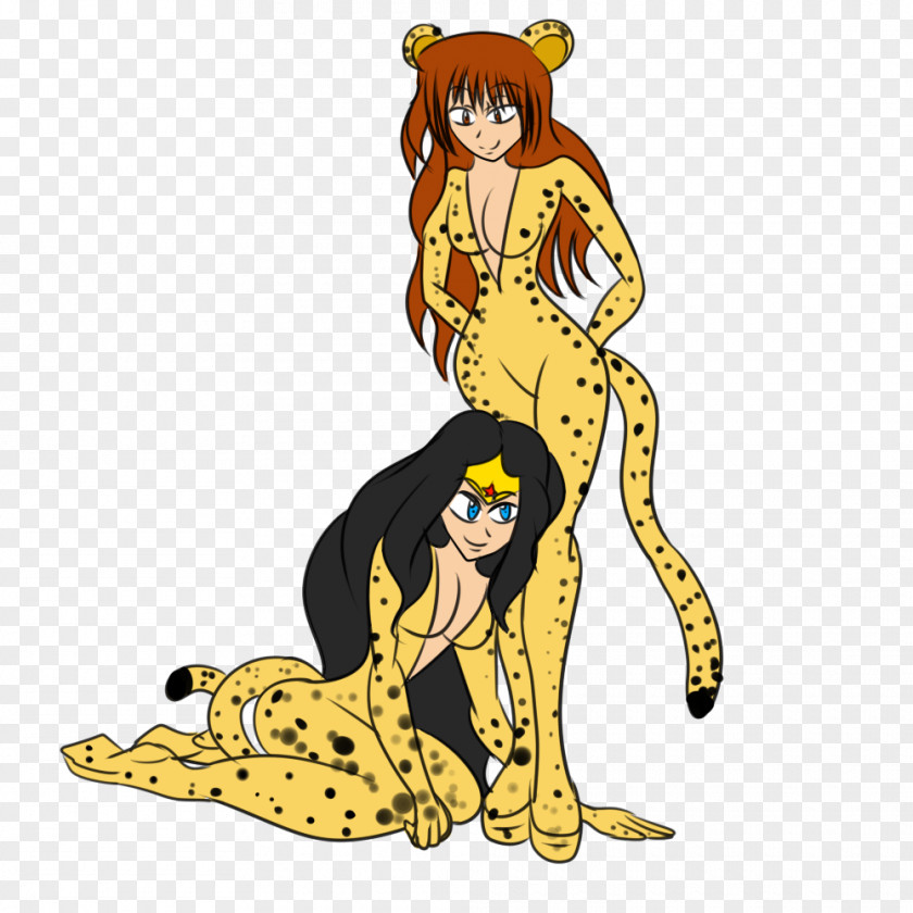 Cheetah Diana Prince Cat Lion Art PNG