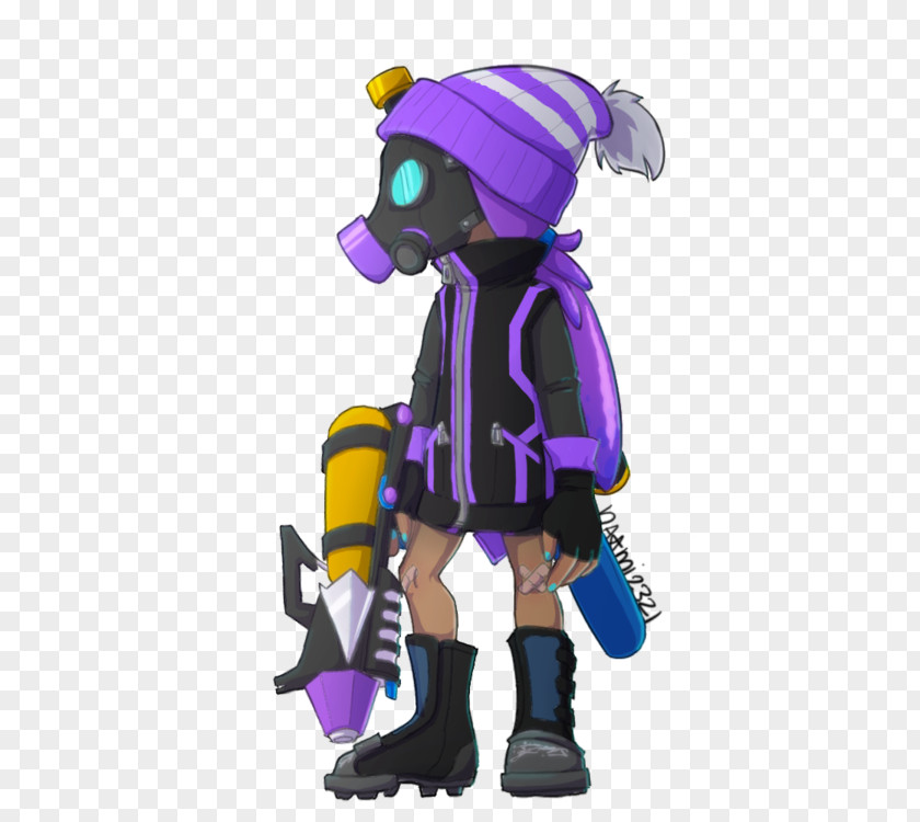 Gas Mask Splatoon 2 Fan Art PNG