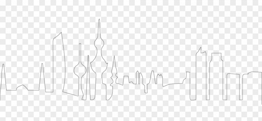 Hong Kong Skyline Logo Brand White PNG