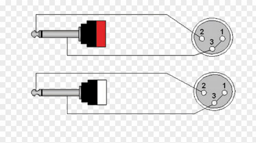 Slim Body Illustration Electrical Cable Connector Diagram Wires & XLR PNG