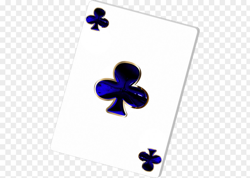 Ace Card Cobalt Blue Electric Symbol Font PNG