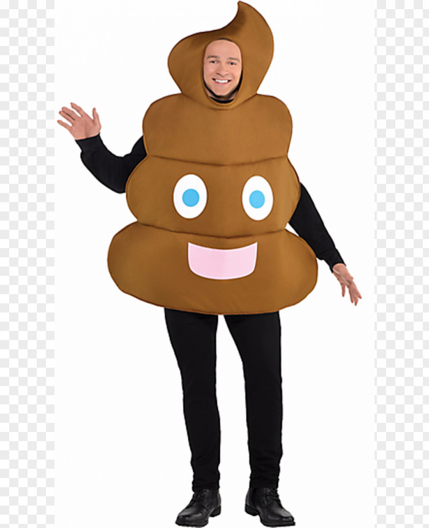 Emoji Costume Party Pile Of Poo Clothing Halloween PNG