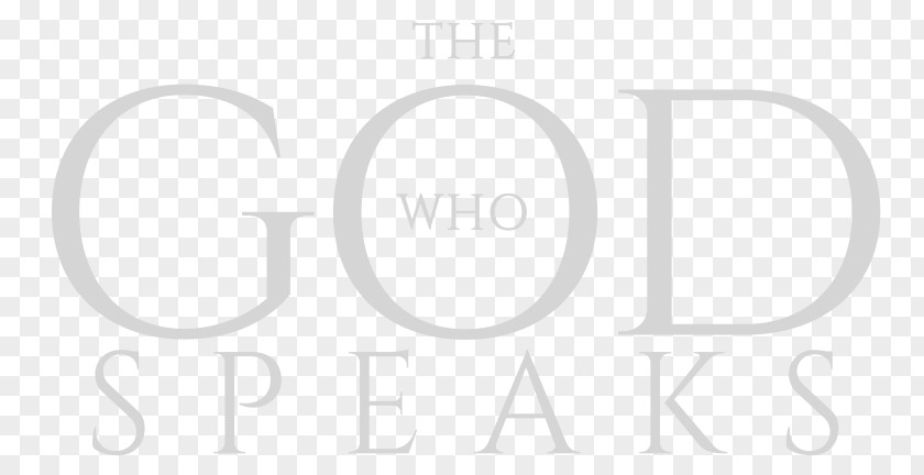 God Speaks Logo Brand White Font PNG