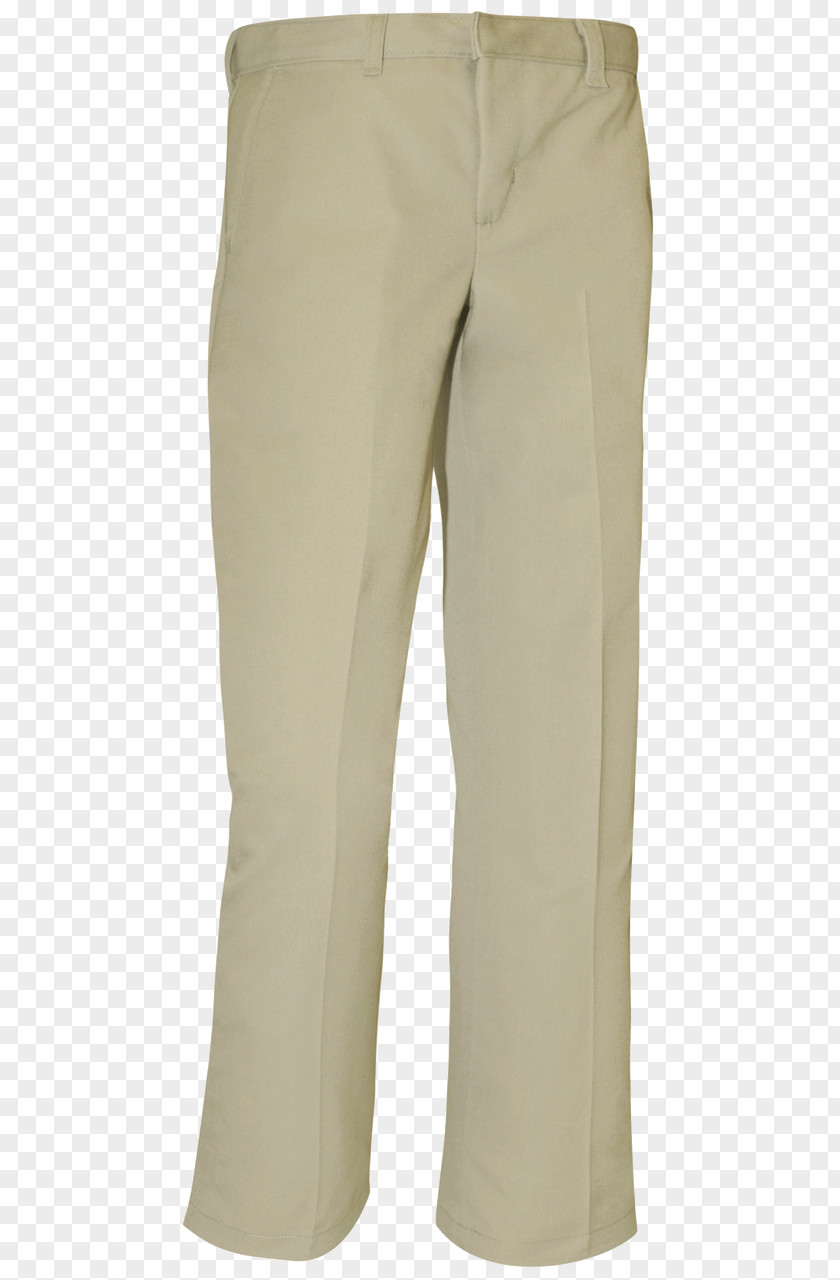 Mens Flat Material Khaki Waist Pants PNG