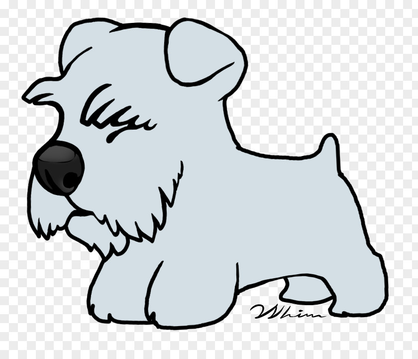 Puppy Dog Breed Non-sporting Group Line Art PNG