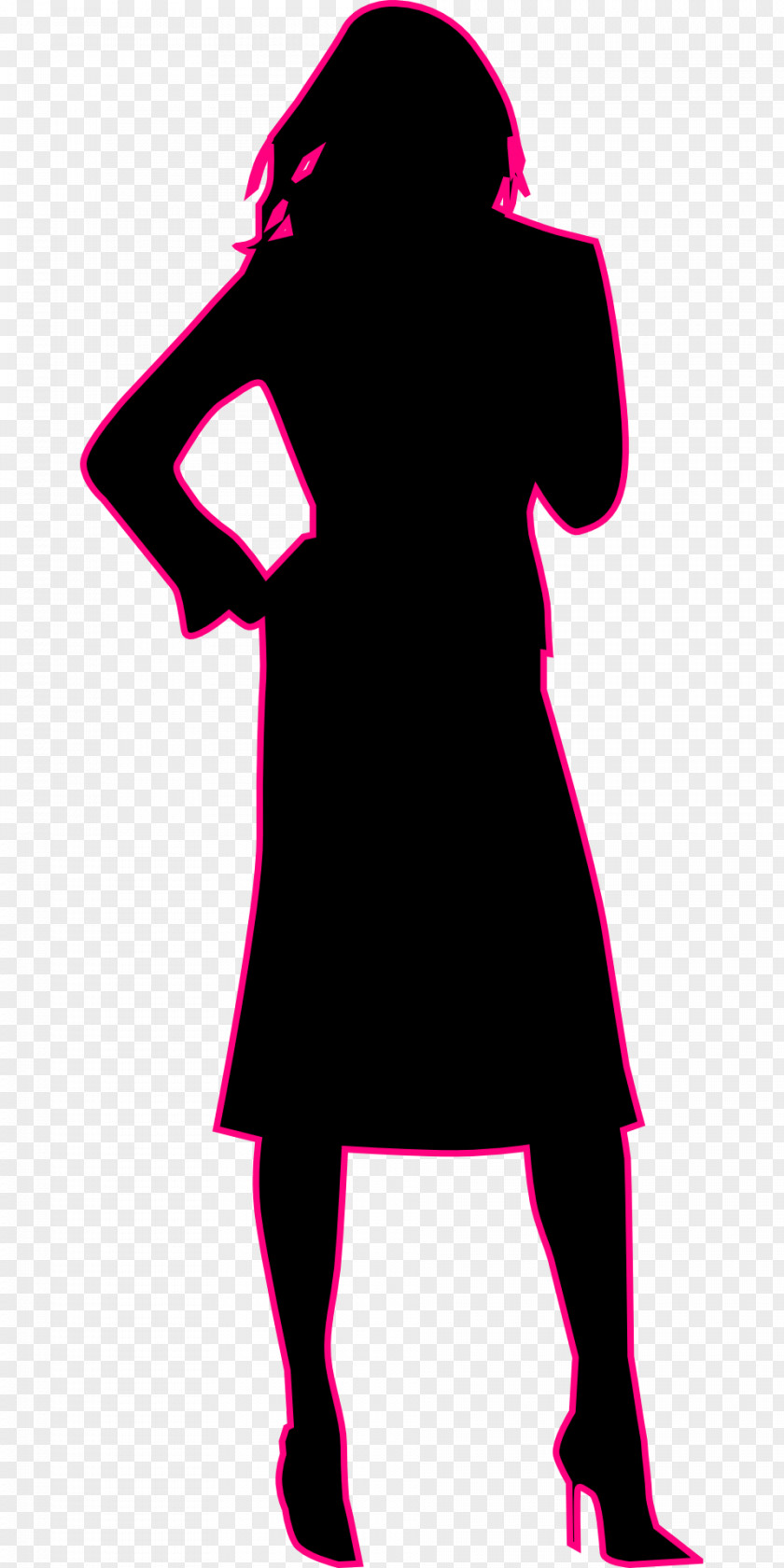 Sillhouette Businessperson Silhouette Woman Clip Art PNG