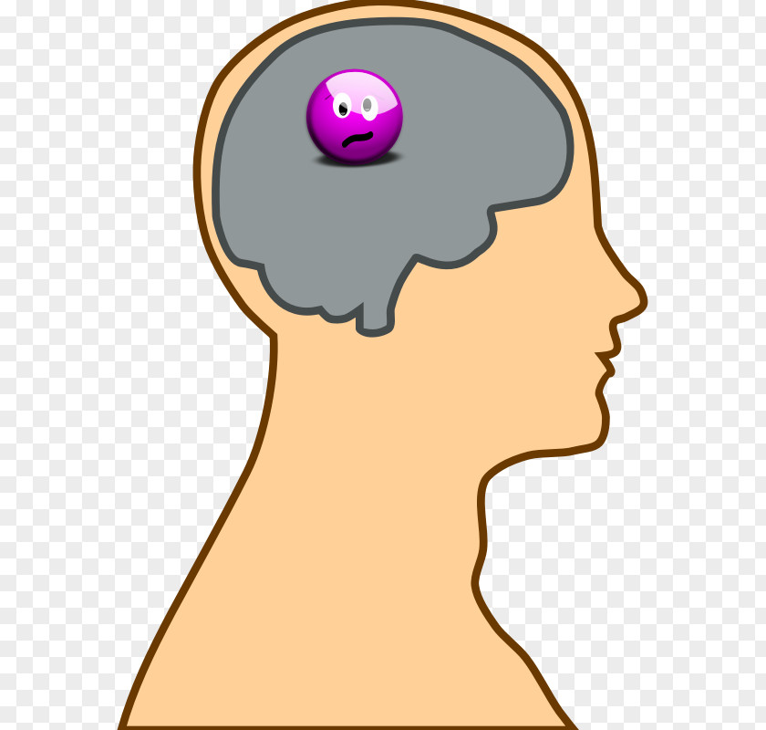 Small Sign Human Brain Head Clip Art PNG