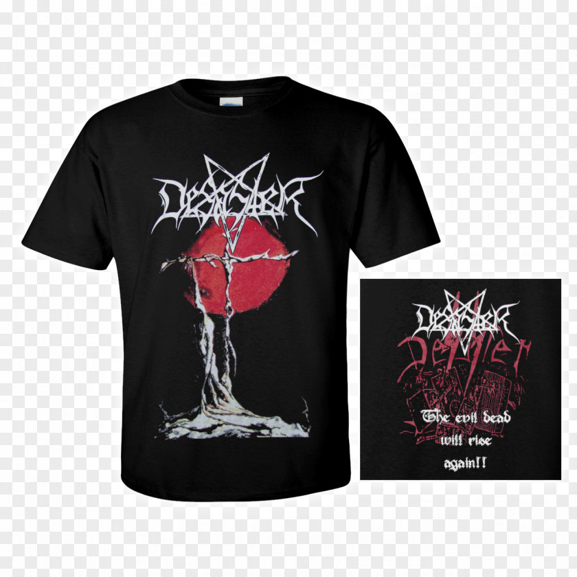 T-shirt Desaster Thrash Metal Heavy Asphyx PNG