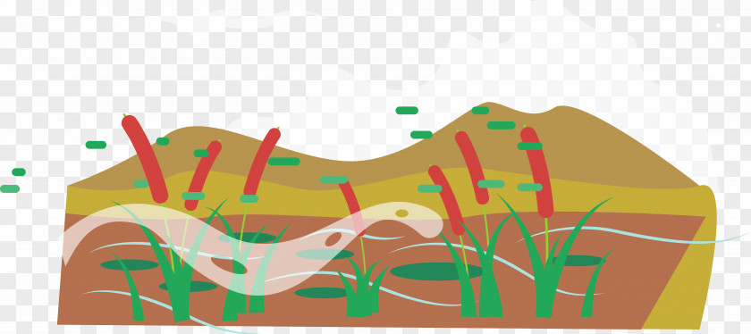 Autumn Rice Field Vector Paddy Euclidean Icon PNG