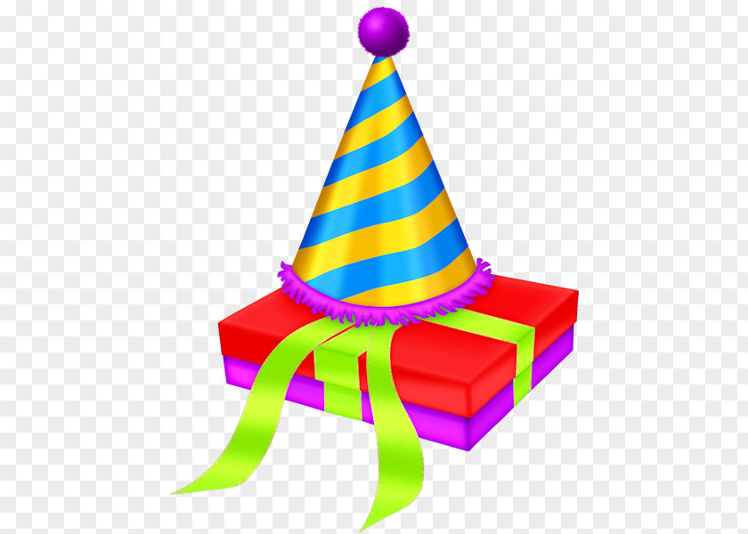 Birthday Bonnet Party Hat Clip Art PNG