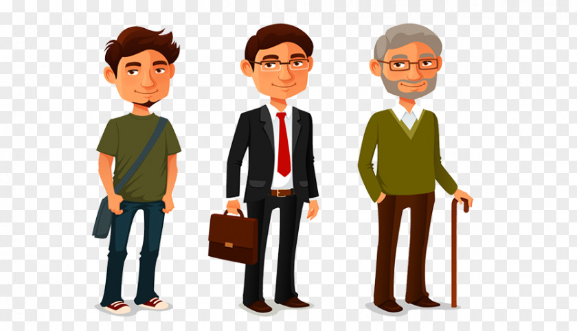 Cartoon Old Man Adult Drawing Illustration Vector Graphics Image PNG