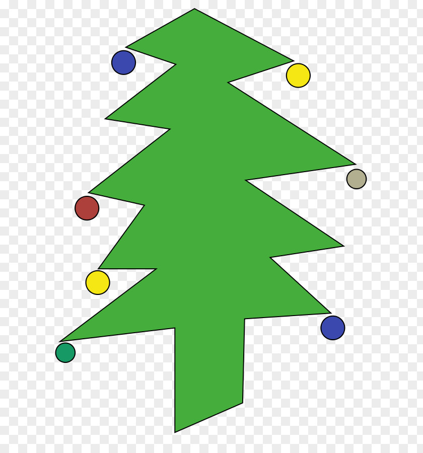 Graphic Christmas Tree Free Content Clip Art PNG