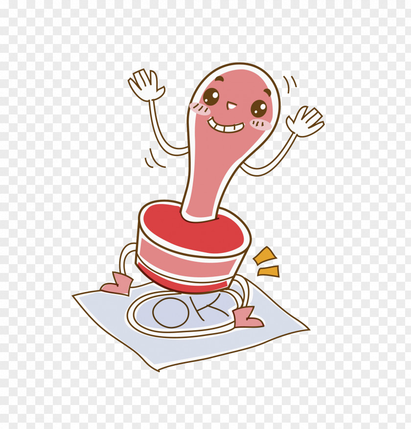 Red Seal Designer Illustration PNG