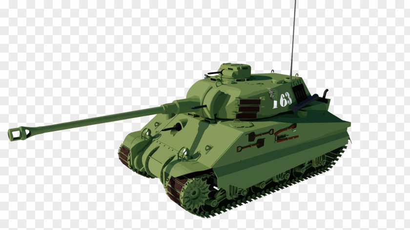 Vector Tank Churchill M6 Heavy PNG