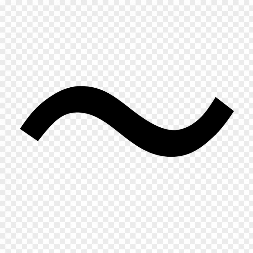 Wave Dash Tilde English Japanese Punctuation Diacritic Ñ PNG