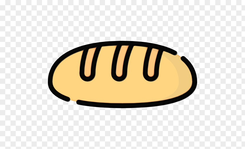 Yellow Oval Smile PNG