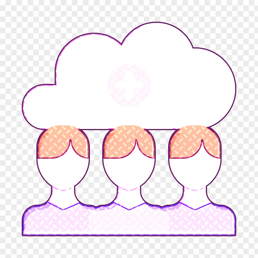 Fintech Icon Cloud Computing Storage PNG