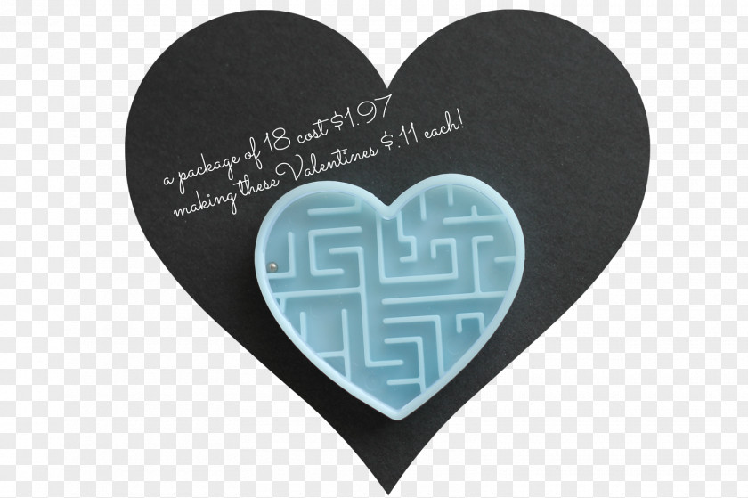 Maze Teal Love Font PNG