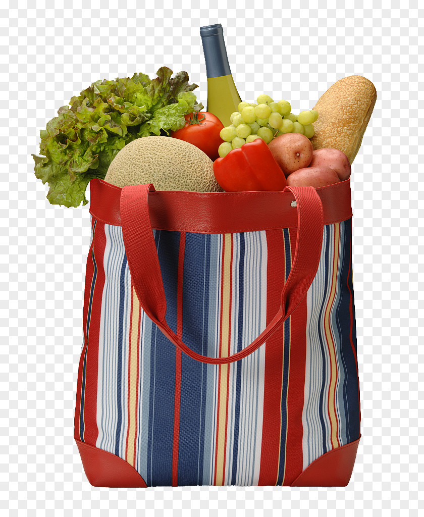 The Fruits And Vegetables In Shopping Bag Plastic Organic Food Vegetable PNG