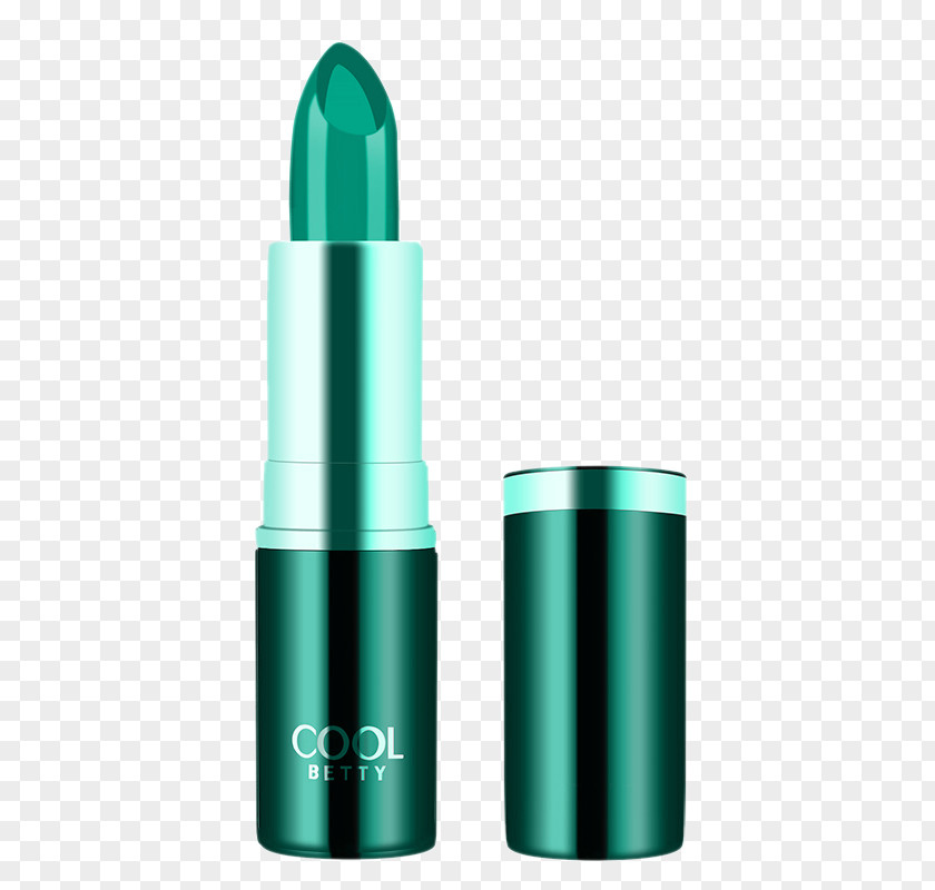 Cool Dark Green Lipstick Lip Balm Cosmetics Gloss PNG