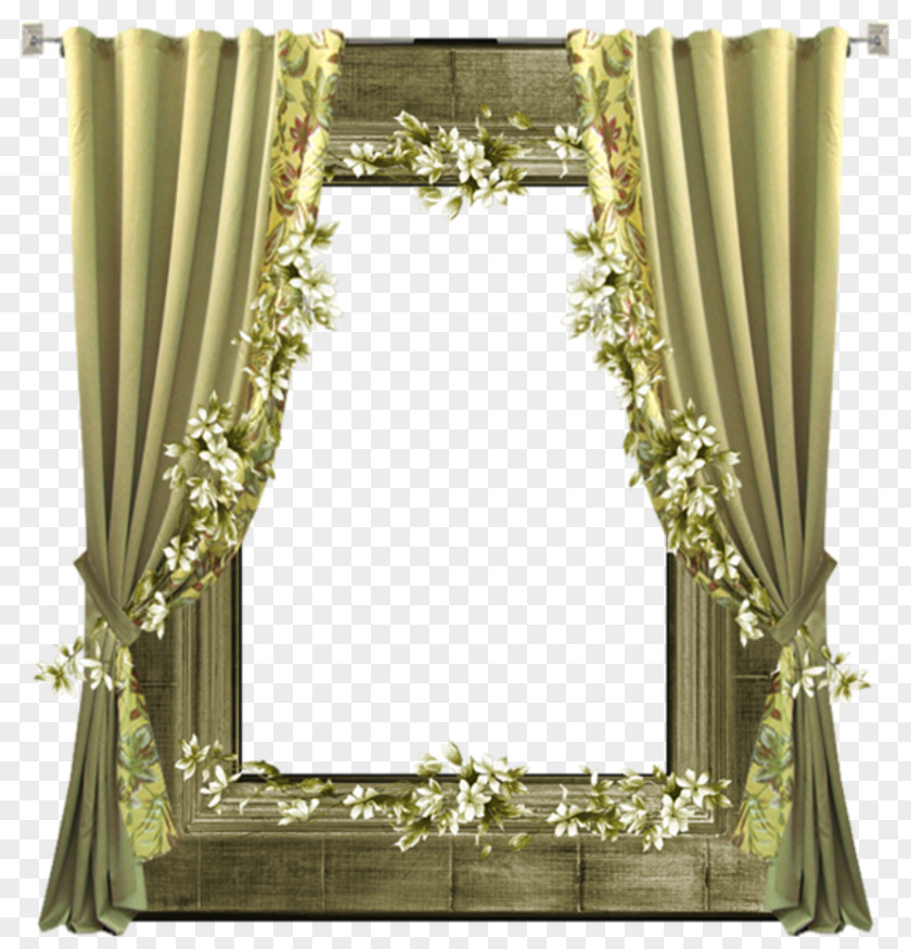 Frame Curtain Transparent Window Picture Frames Bathroom PNG