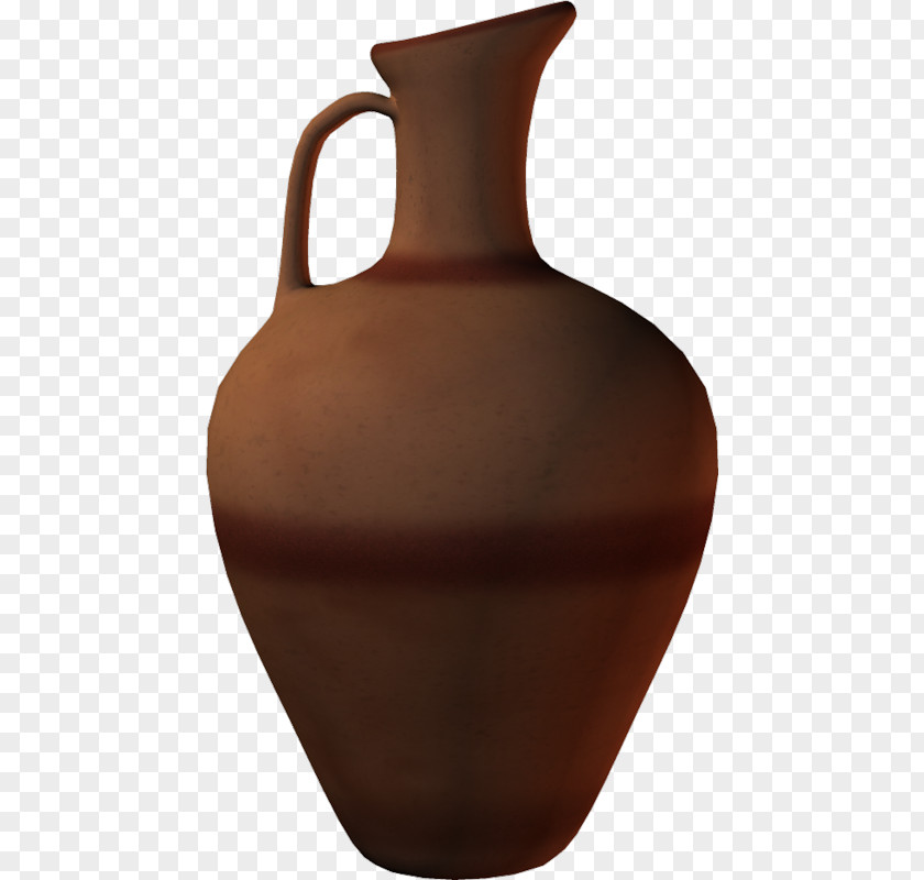 Hand-painted Pottery Egypt Jug Vase Ceramic Pitcher PNG