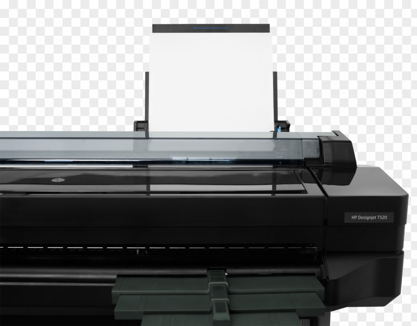 Kurze Zusammenfassung Hewlett-Packard HP DesignJet T520 Wide-format Printer Plotter PNG