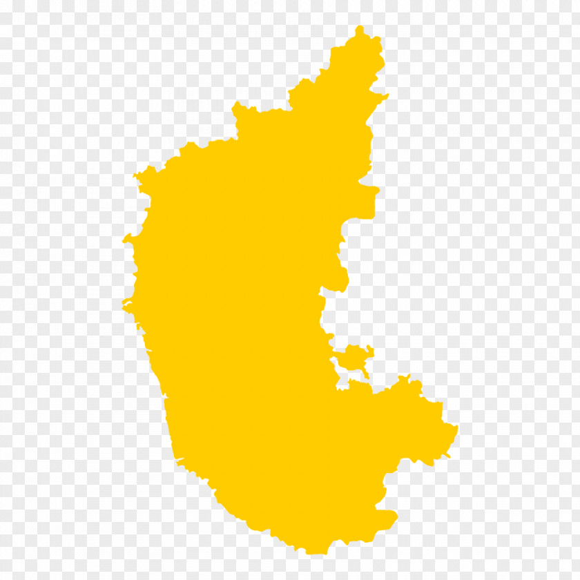 Map Karnataka Legislative Assembly Election, 2018 Vector PNG