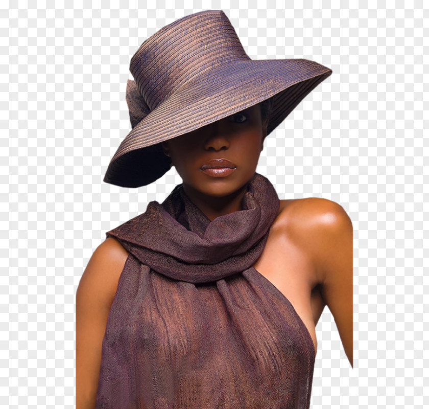 Old Lady Sun Hat Fedora Neck PNG