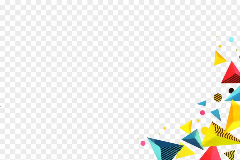 Triangle Text Abstract Background PNG