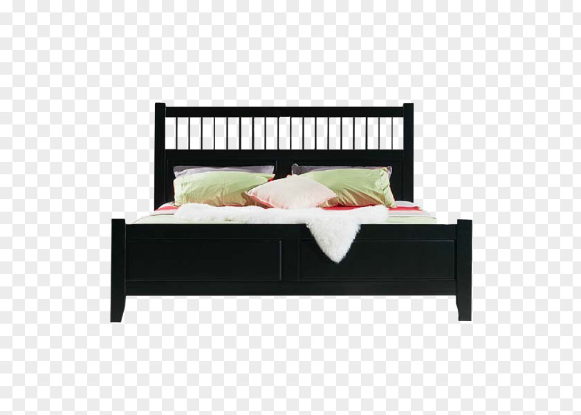 Black Queen Design Elements Bed Frame Table Furniture PNG