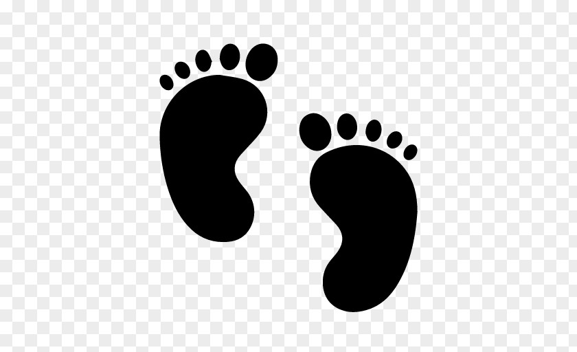 Footprint Infant Baby Shower PNG