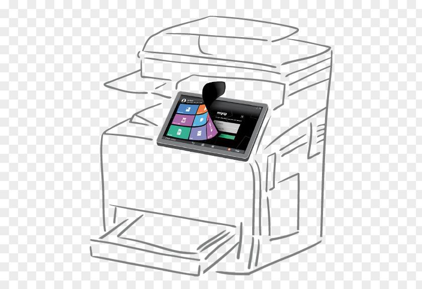 Reader Photocopier Multi-function Printer Output Device Printing PNG