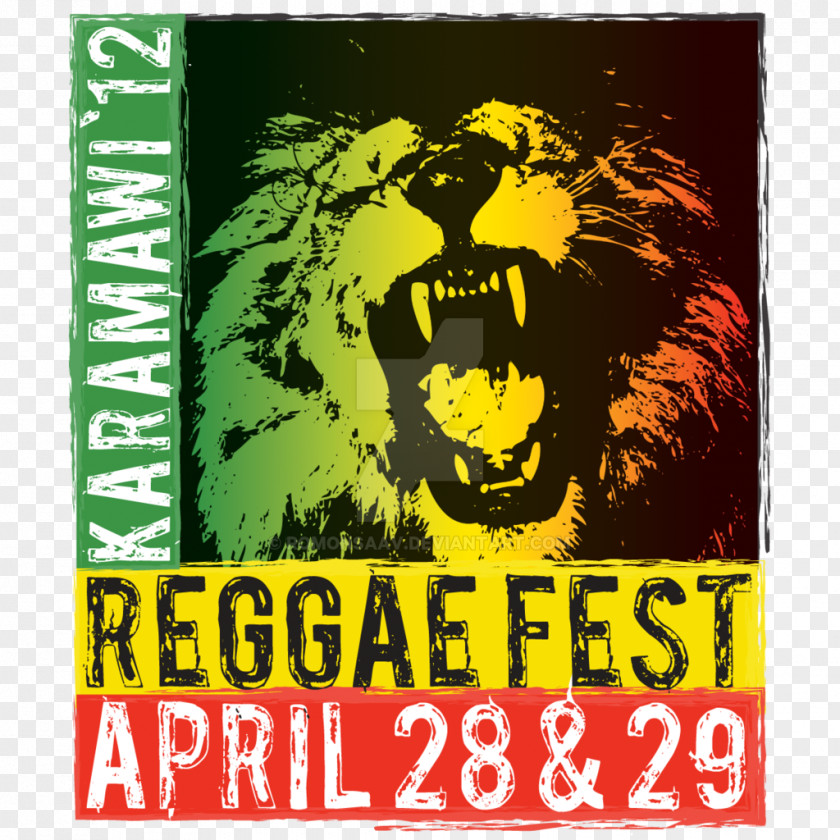 Reggae Poster Photography Graphic Design Advertising PNG