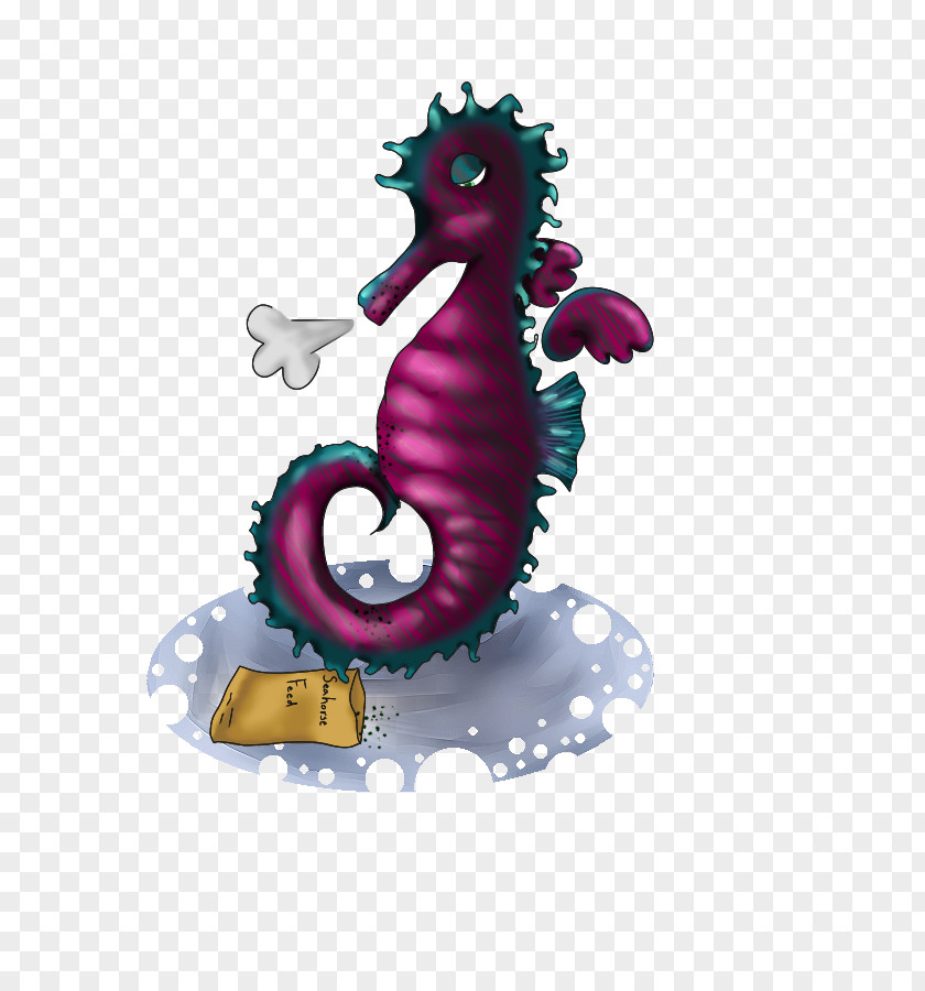 Seahorse Pink M Cartoon Character RTV PNG
