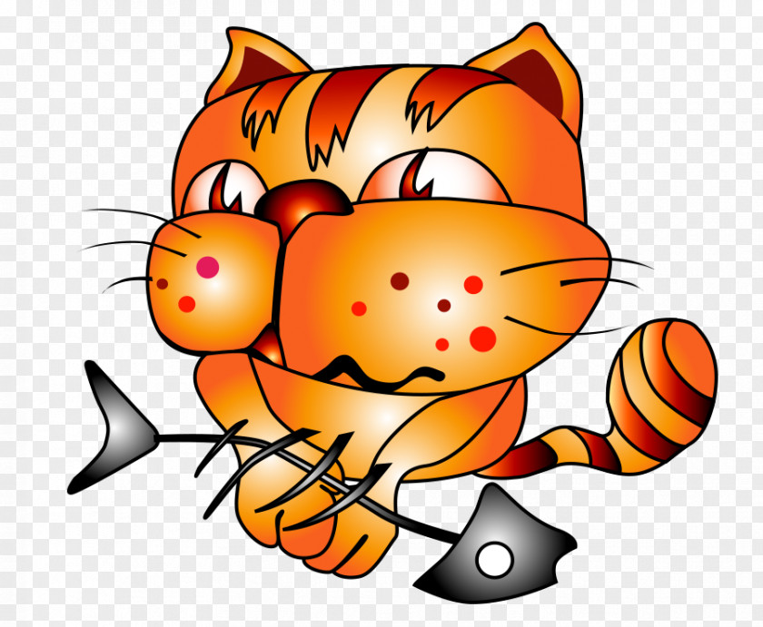 Vector Cartoon Tiger Cat Garfield Clip Art PNG