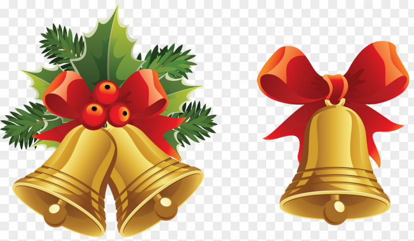 Bell Christmas Ornament Clip Art PNG