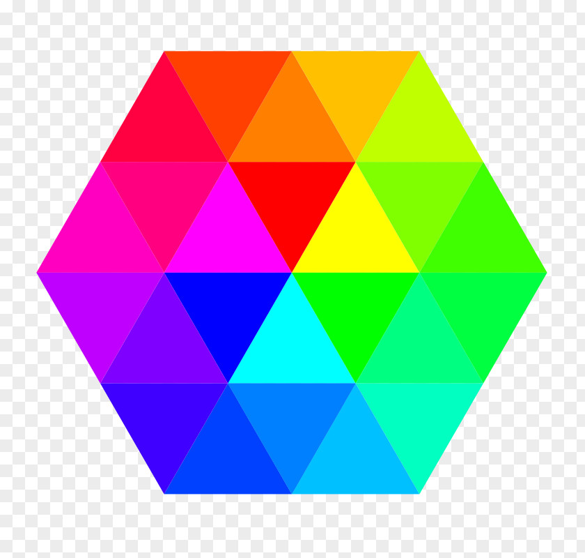 Colored Hexagon Color Triangle Pentagon Clip Art PNG