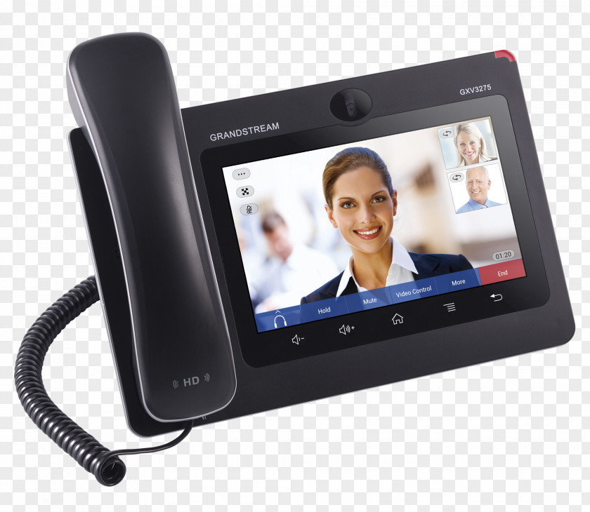 Smartphone Grandstream Networks Business Telephone System GXV3275 VoIP Phone PNG