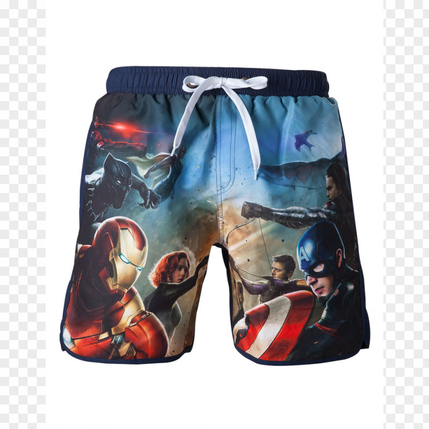 Swimming Shorts Captain America Iron Man Merchandising Marvel Comics Costume PNG