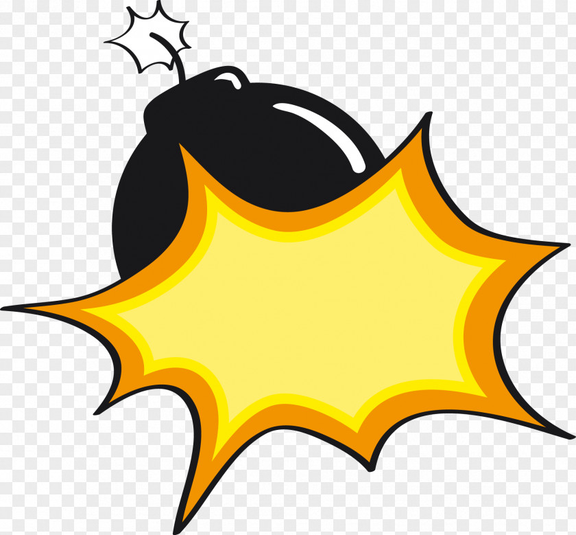 Cartoon Bomb Dialog Clip Art PNG