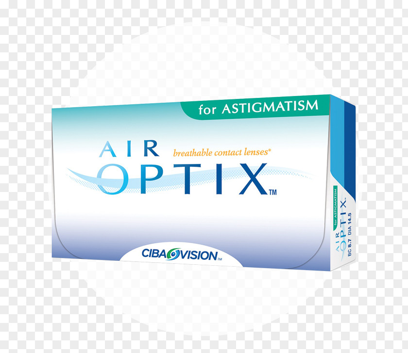 Contact Lense O2 Optix Lenses Ciba Vision Air For Astigmatism PNG