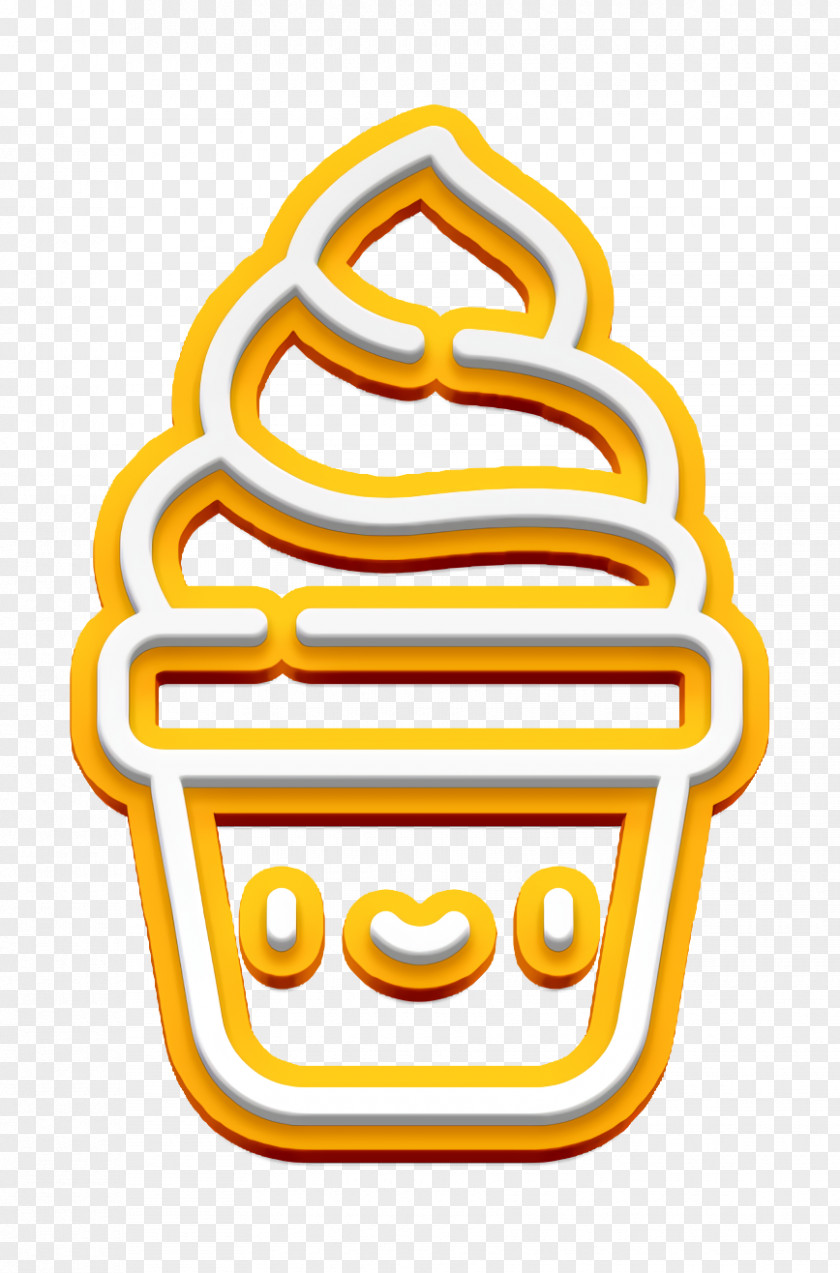 Logo Yellow Summer Icon Ice Cream Tropical PNG