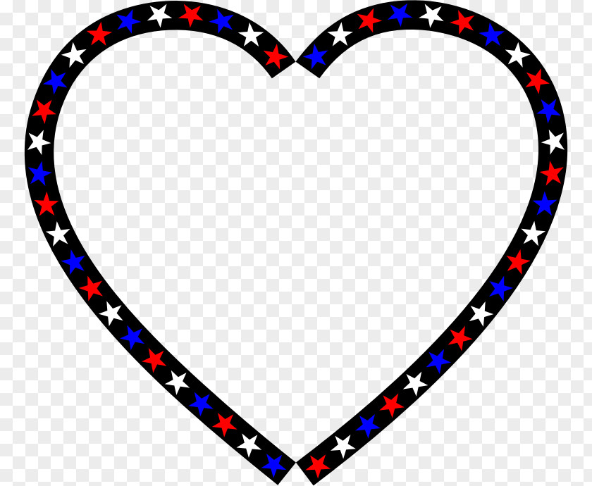 Red And Blue Heart Clip Art PNG