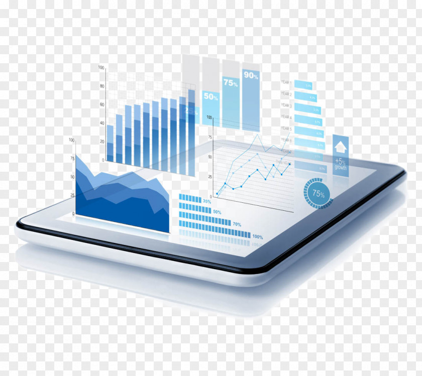 Smartphone And Infographics Predictive Analytics Data Analysis Business Intelligence PNG