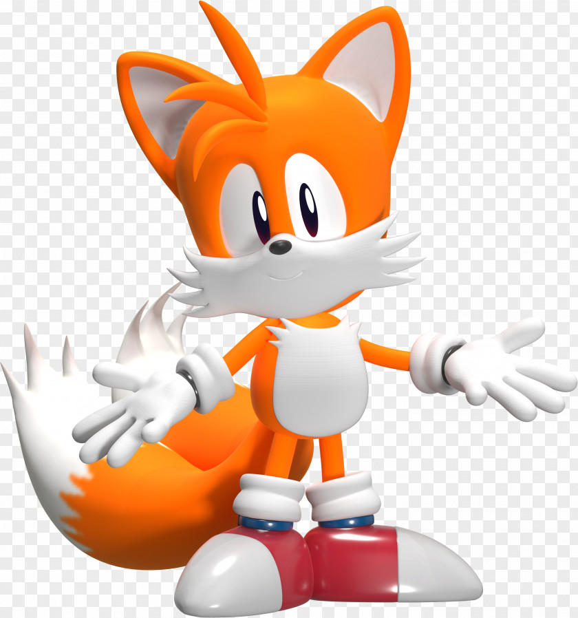 Sonic Tails Mania Rendering Character PNG